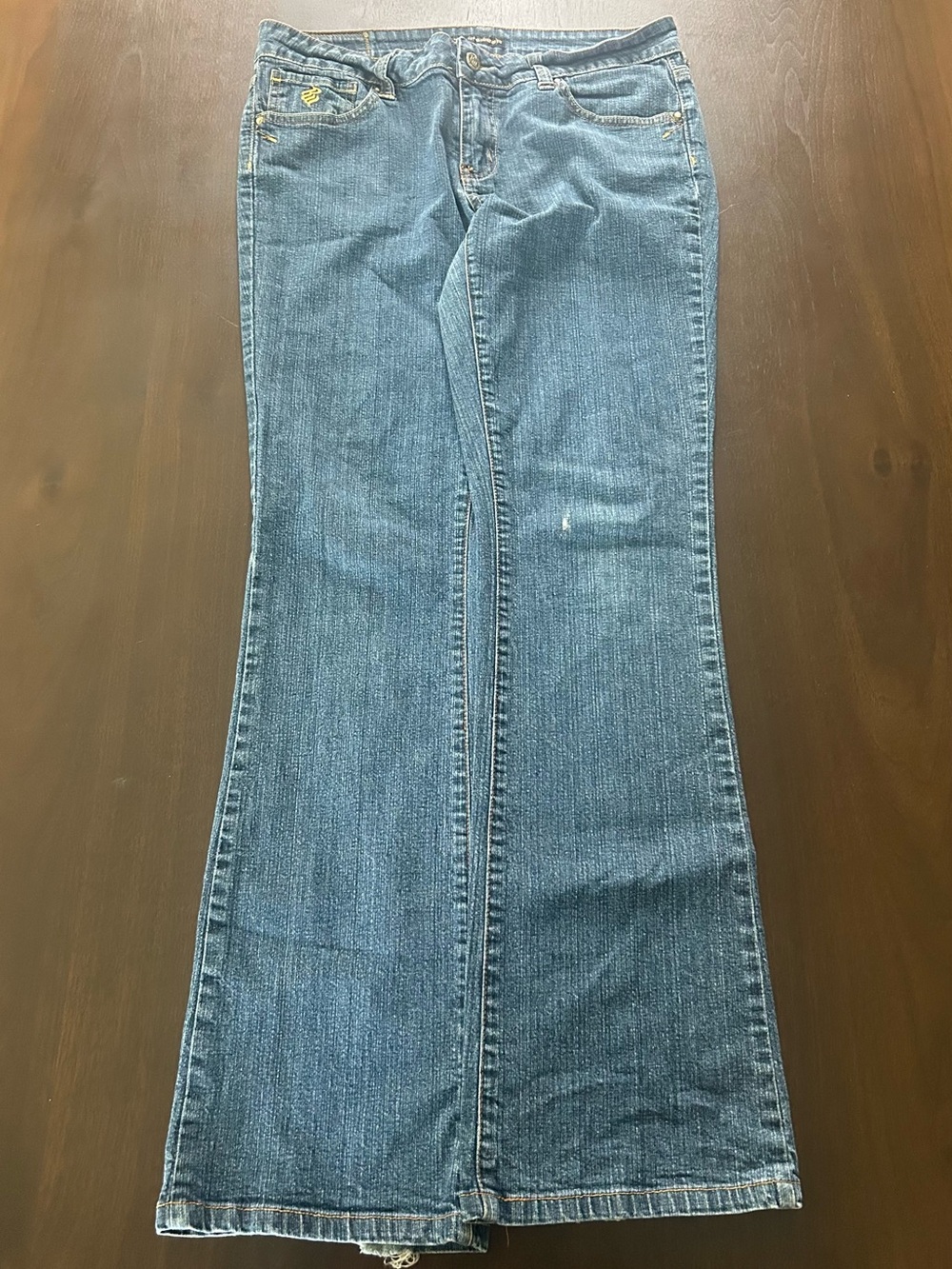 Y2K Rocawear Women’s Denim Flare Jeans Dark Wash Size 32x30